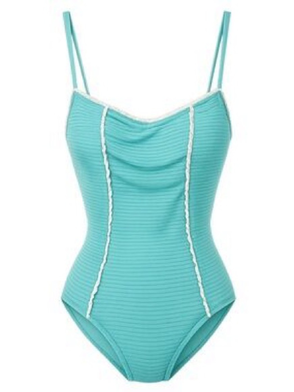 NWT Shade & Shore Textured One Piece Teal